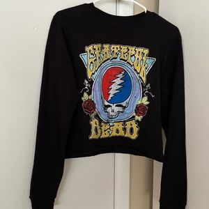 Womens cropped long sleeve